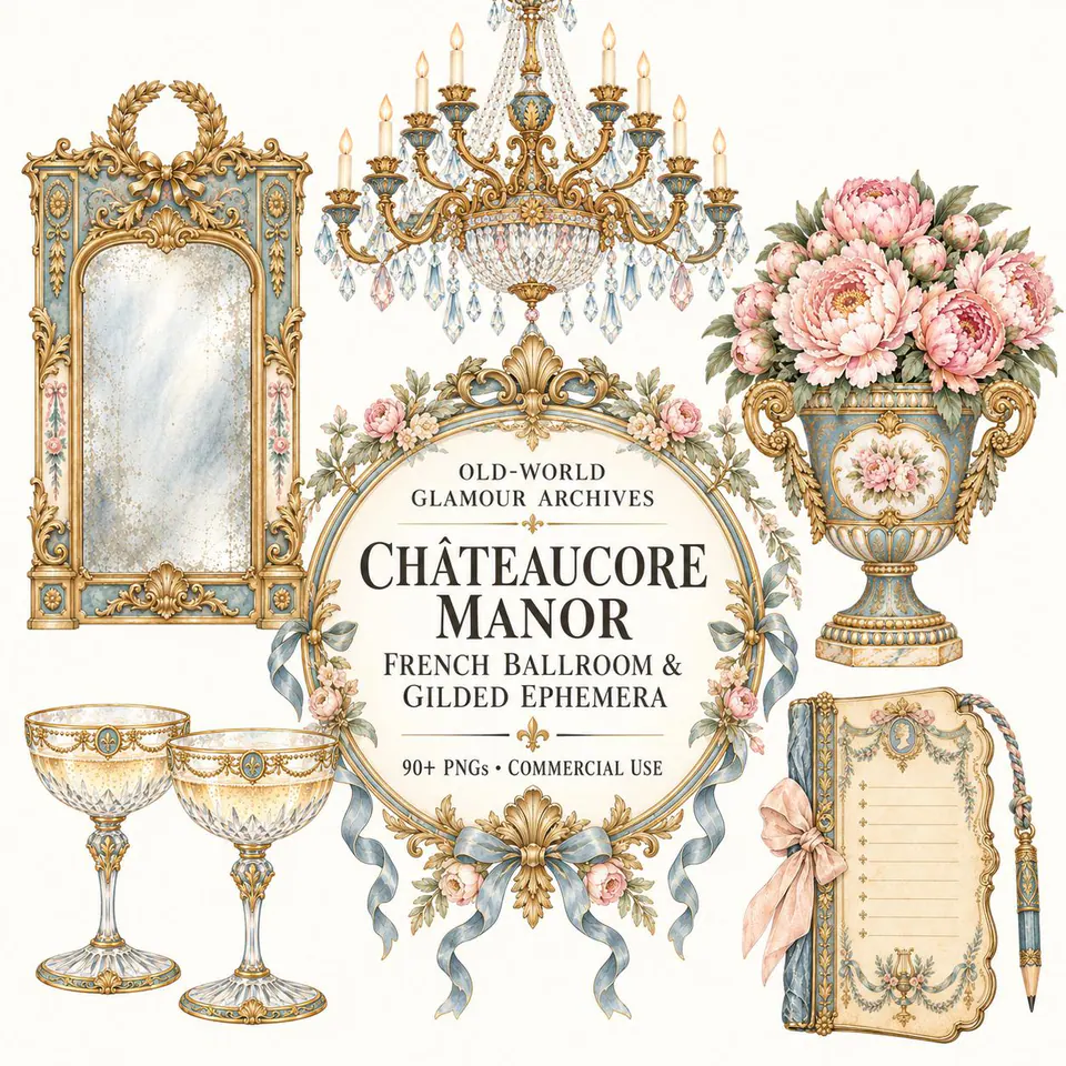 Châteaucore Manor — cover of the VintageHauntArt collection
