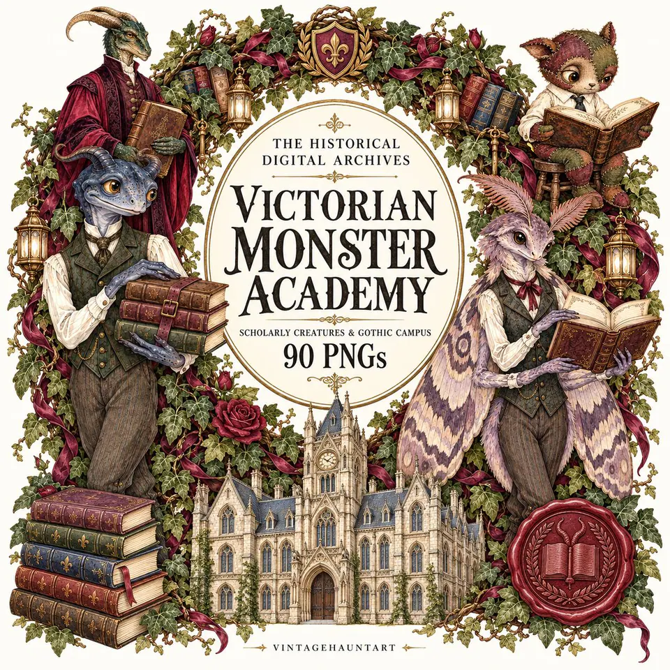 Victorian Monster Academy — collection cover